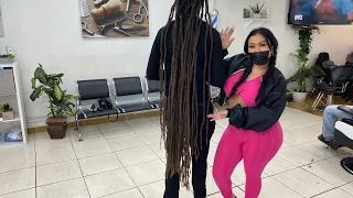 Combining 15 Years of Locs Growth into Wicks by @Val_tuffcuts