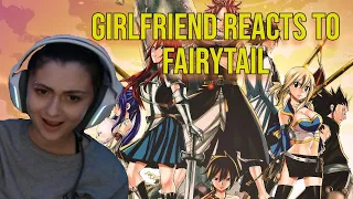 Girlfriend's and I FIRST TIME REACTION to Fairy Tail