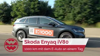 Skoda Enyaq iV80: 1000 km mit dem Elektro-Auto an einem Tag - World in Motion | Welt der Wunder