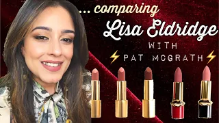 Lisa Eldridge New True Velvet Lipstick| Velvet Muse vs Omi Pat Mcgrath |Indian Olive Skin