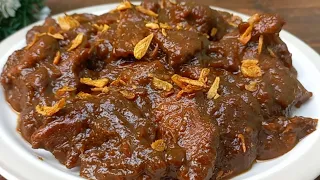 BISTIK DAGING SAPI, KUAHNYA KENTAL DAGINGNYA EMPUK BANGET