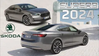 SKODA SUPERB 2024 - اطلاق الجيل الرابع من سكودا سوبيرب 2024 - بتحديثات شاملة ونسختين ليفت باك وواجون