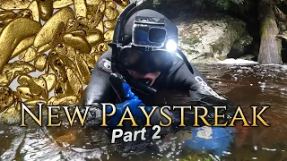 Underwater gold mining a natural river sluice filled with gold!!