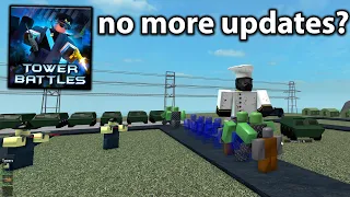 tower battles hasn't updated in 1 year..  | ROBLOX