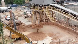 Complexo Subterrâneo Rapadura. Esteira novamente  em ação. 24/05/24.