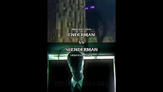 Enderman vs Slenderman #shorts #creepypasta #minecraft #slenderman #1v1