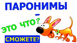 Паронимы - это что? А вы знаете? Очень интересный и познавательный тест #паронимы #русскийязык