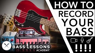 Recording Your Bass – Mic’s, D.I’s and More /// Scott's Bass Lessons