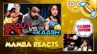 MAMBA REACTS TO @sc0utShorts ft. KRUTIKA PLAYS 😂 | MAMBA SHORTS