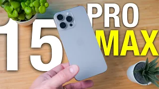 iPhone 15 Pro Max Après 1 mois : Mes impressions !