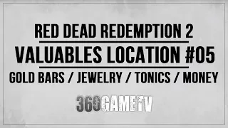 Red Dead Redemption 2 Valuables Location Guide - Gold Bars($1000) / Large Jewelry Bag / Tonics/Money