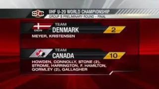 Demark vs. Canada - 29 December 2011 - 2012 IIHF World Junior Championship