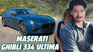 Behind The Wheel Of The 2024 Maserati Ghibli 334 Ultima