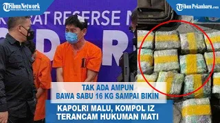 Bikin Malu Kapolri Idham Azis, Kompol IZ Pembawa Sabu 16 Kg Terancam Hukuman Mati