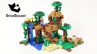 LEGO MINECRAFT 21125 The Jungle Tree House - Speed Build for Collecrors - Collection 57 sets