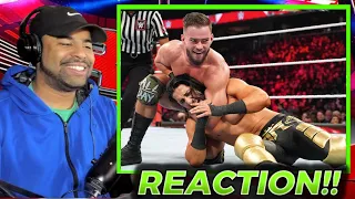 My Guys are Back At it!! - Mustafa Ali vs Austin Theory US Title- WWE RAW REACTION!!