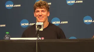 Shane Griffith (Stanford) after 165-pound semifinal win at 2022 NCAAs