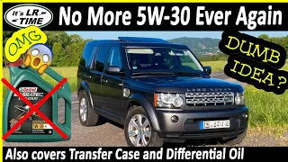 No more 5W-30 ever again - Land Rover Discovery 4 - Transfer Case and Diff oil change