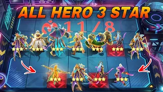 Magic Chess Best Synergy 2024 ‼️ to Make all Heroes 3 Stars ⭐️⭐️⭐️