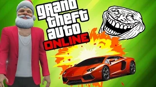 GTA 5 - Ignition Bomb Trolling! (BAD SANTAS!)