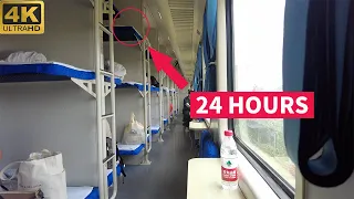 Cheapest overnight sleeper train in China😴24 hours Trip from Chongqing to Shanghai