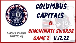 Columbus Capitals vs Cincinnati Swords - Game 2 - 11.12.22