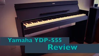 PT (EN Subs) - Yamaha YDP-S55 - Estudar piano com estilo!!! - Review em PORTUGUÊS