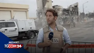 Paura a Sderot durante la diretta del nostro collega Elia Milani