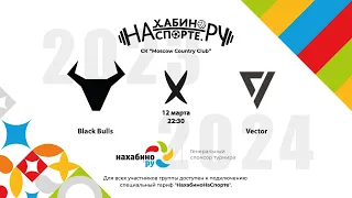 Black Bulls х Vector | 3 тур | Золотая группа | Зимний чемпионат 2023-2024