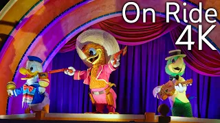 [4K] Gran Fiesta Tour Starring The Three Caballeros - On Ride 2022 - EPCOT - Disney World