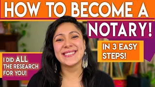 HOW TO BECOME A NOTARY | Notary Public Training | EXTRA INCOME IDEAS!