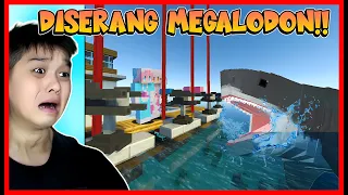 PULAU MEGALODON !! ATUN & MOMON BANGUN RUMAH AMAN !! Feat @sapipurba Minecraft RolePlay