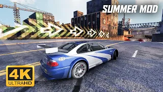 Need For Speed Most Wanted - Summer Mod 2022 Intro Gameplay [4K]