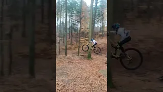 Borodziej linia hop + seat grab #2#mtb#downhill#freeride#bikelife