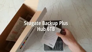 Распаковка и тест Seagate Backup Plus Hub 6TB