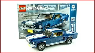 LEGO CREATOR 10265 Ford Mustang - UNBOXING - Speed Build for Collectors