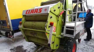 Купить пресс подборщик claas rollant 44s сетка+шпагат. Проверка claas rollant 44 без сена