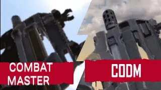 COMBAT MASTER vs CODM | Weapon comparison