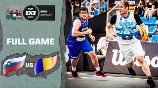 Slovenia v Romania | Men's - Full Game | FIBA 3x3 Universality Olympic Qualifying Tournament