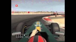 F1 2010 Gameplay Bahrain Race highlights