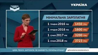 Наскільки в Україні зросла мінімальна зарплата | Головна тема