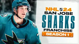 NHL 24: SAN JOSE SHARKS FRANCHISE MODE - SEASON 1