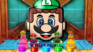 Mario Party The Top 100 Minigames - Mario Vs Yoshi Vs Luigi Vs Peach (Master Cpu)
