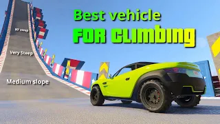 GTA V Which vehicle is best for climbing | The Climb Test
