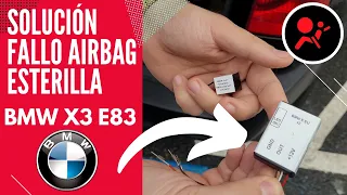 SOLUCIÓN FALLO AIRBAG ESTERILLA O SENSOR DE OCUPACIÓN | BMW X3 E83 SIMULADOR ESTERILLA