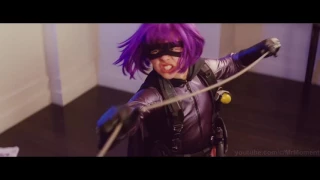 Убивашка  Hit Girl  проникает в здание Фрэнка Д’Амико  Пипец