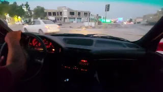 bmw e34 mpower sound slide +Donuts filmed by Ahmad Alorfy