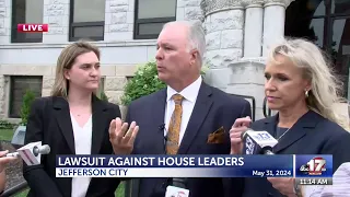 News conference on lawsuit against Missouri House leadership