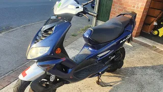 SPEEDFIGHT 2 50 CC MOPED SCOOTER NOT STARTING OR RUNNING I'LL FIX IT