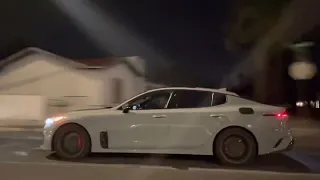 Kia Stinger GT rolling acceleration Turbo + Exhaust Noises